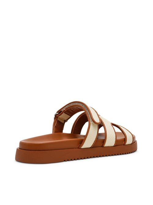 sandalo tan raffia Steve Madden | MISSILE RRA